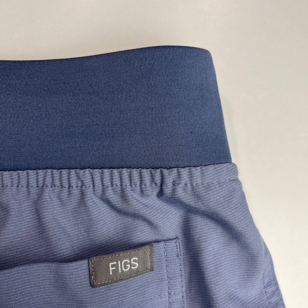 Figs Scrub Set Vapor Blue Space Dye Catarina Slim Top XS Yola Zamora Pants XSP - Picture 10 of 11
